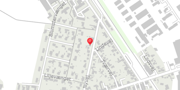 Trafikstøjkort på Nyvej 21, 4261 Dalmose