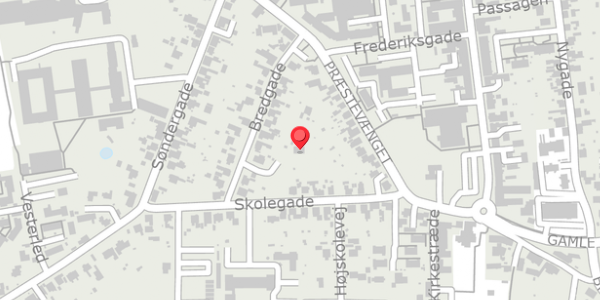 Trafikstøjkort på Bredgade 19C, 4690 Haslev