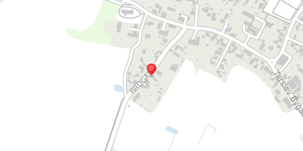 Trafikstøjkort på Brogade 6, 4690 Haslev