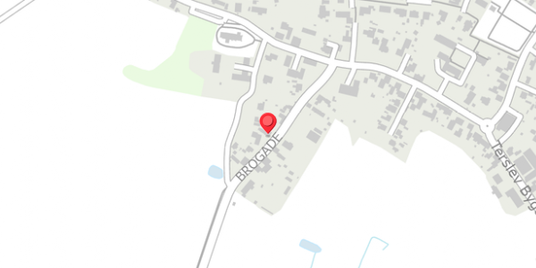 Trafikstøjkort på Brogade 9, 4690 Haslev