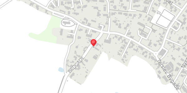 Trafikstøjkort på Brogade 10, 4690 Haslev