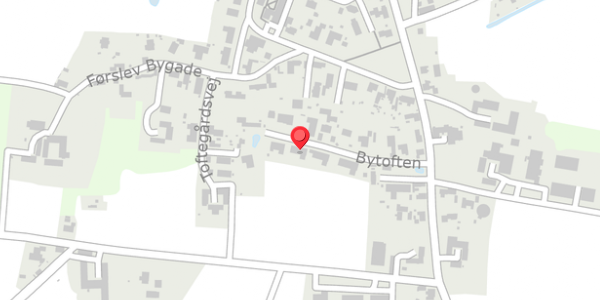 Trafikstøjkort på Bytoften 9, . , 4690 Haslev