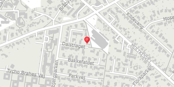 Trafikstøjkort på Dalstrøget 7, 4690 Haslev