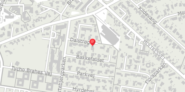 Trafikstøjkort på Dalstrøget 10, 4690 Haslev