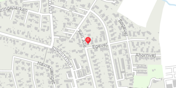 Trafikstøjkort på Egevej 1, . , 4690 Haslev