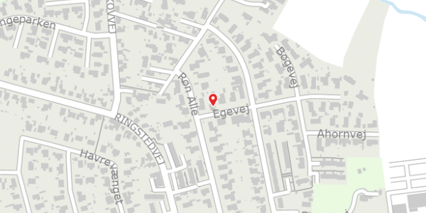 Trafikstøjkort på Egevej 3, . , 4690 Haslev