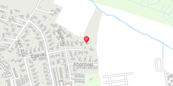 Trafikstøjkort på Egevej 25, . , 4690 Haslev