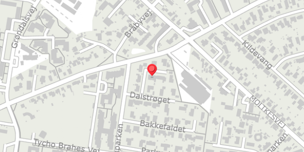 Trafikstøjkort på Engsvinget 4, 4690 Haslev