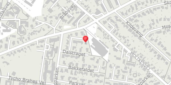 Trafikstøjkort på Engsvinget 8, 4690 Haslev