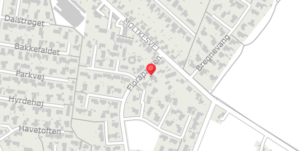 Trafikstøjkort på Floraparken 11, . , 4690 Haslev