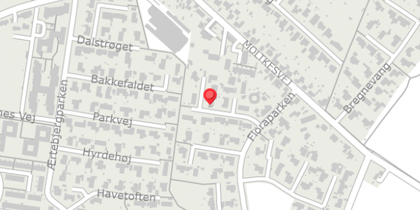 Trafikstøjkort på Floraparken 12, . , 4690 Haslev