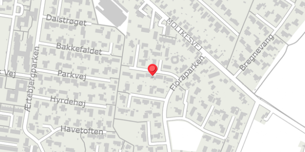 Trafikstøjkort på Floraparken 24, . , 4690 Haslev