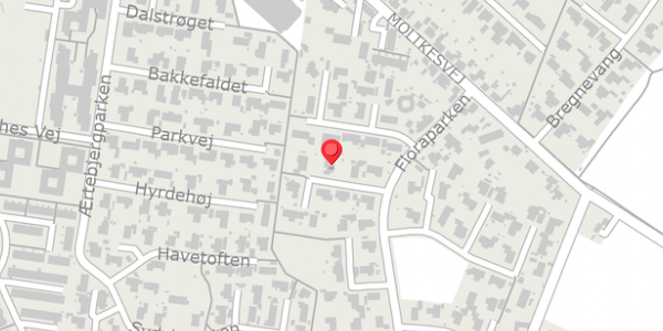 Trafikstøjkort på Floraparken 34, . , 4690 Haslev