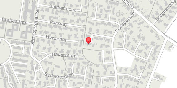 Trafikstøjkort på Floraparken 40, . , 4690 Haslev
