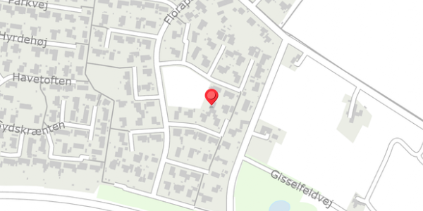 Trafikstøjkort på Floraparken 45, . , 4690 Haslev