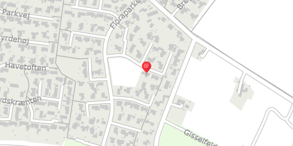 Trafikstøjkort på Floraparken 47, . , 4690 Haslev