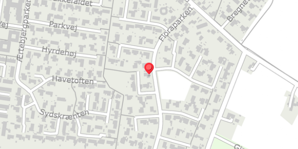 Trafikstøjkort på Floraparken 52, . , 4690 Haslev