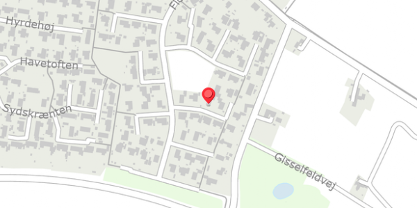 Trafikstøjkort på Floraparken 53, . , 4690 Haslev