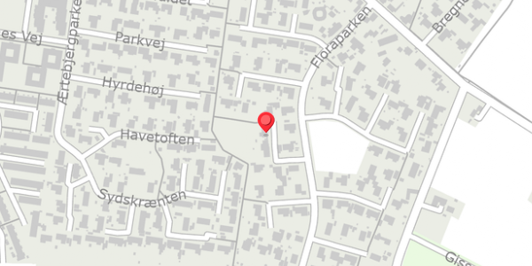 Trafikstøjkort på Floraparken 58, . , 4690 Haslev