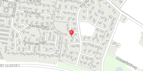 Trafikstøjkort på Floraparken 64, . , 4690 Haslev