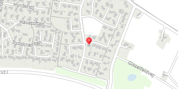 Trafikstøjkort på Floraparken 71, . , 4690 Haslev