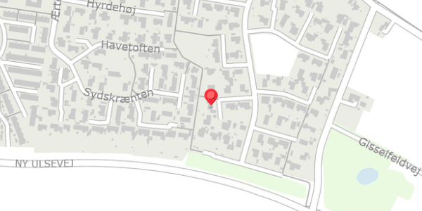 Trafikstøjkort på Floraparken 74, . , 4690 Haslev