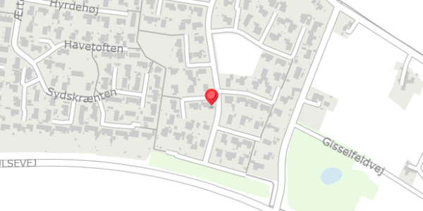 Trafikstøjkort på Floraparken 84, . , 4690 Haslev