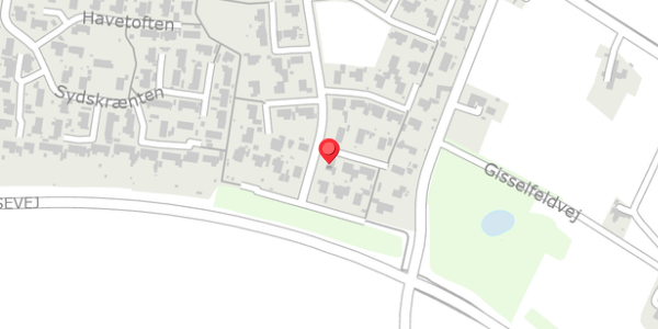 Trafikstøjkort på Floraparken 89, . , 4690 Haslev