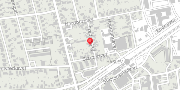 Trafikstøjkort på Fredensvej 3, . , 4690 Haslev