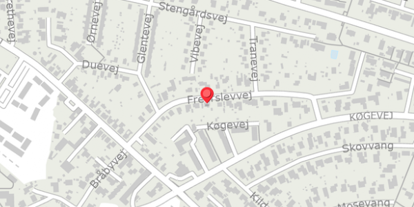 Trafikstøjkort på Freerslevvej 14, . , 4690 Haslev