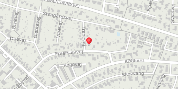 Trafikstøjkort på Freerslevvej 27, . , 4690 Haslev