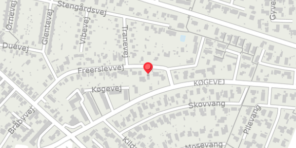 Trafikstøjkort på Freerslevvej 28, . , 4690 Haslev