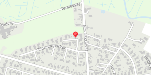 Trafikstøjkort på Gildringeparken 10, . , 4690 Haslev