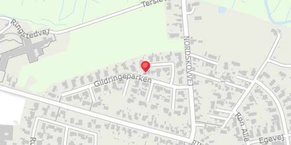 Trafikstøjkort på Gildringeparken 18, . , 4690 Haslev