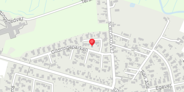 Trafikstøjkort på Gildringeparken 20, . , 4690 Haslev