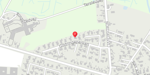 Trafikstøjkort på Gildringeparken 30, . , 4690 Haslev