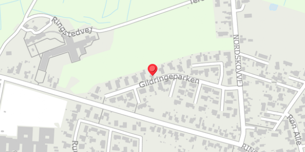 Trafikstøjkort på Gildringeparken 34, . , 4690 Haslev
