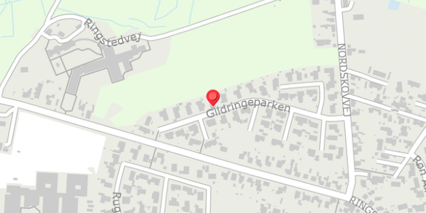 Trafikstøjkort på Gildringeparken 36, . , 4690 Haslev