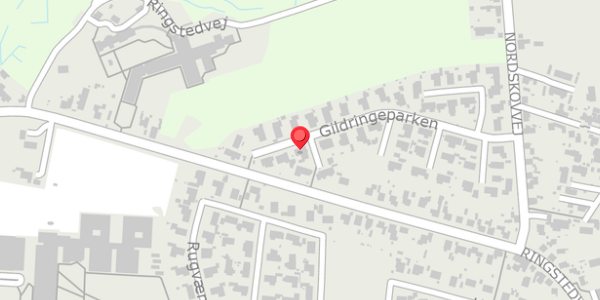 Trafikstøjkort på Gildringeparken 47, . , 4690 Haslev