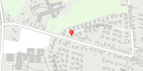 Trafikstøjkort på Gildringeparken 51, . , 4690 Haslev