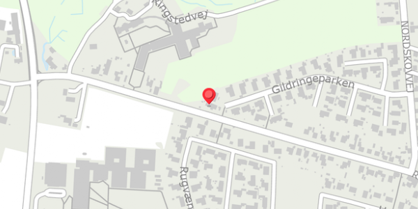 Trafikstøjkort på Gildringeparken 52, . , 4690 Haslev