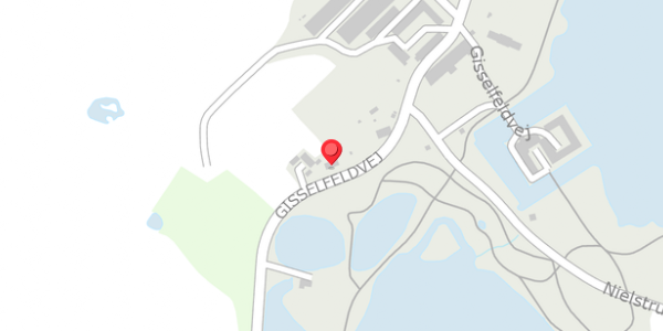 Trafikstøjkort på Gisselfeldvej 16, . , 4690 Haslev