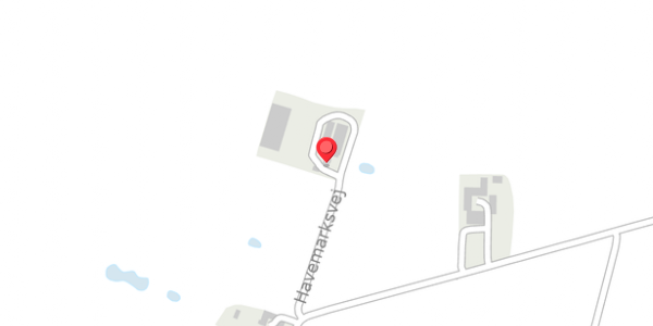 Trafikstøjkort på Havemarksvej 6, 4690 Haslev