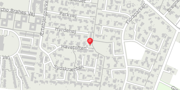 Trafikstøjkort på Havetoften 21, 4690 Haslev