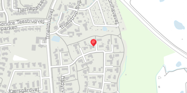 Trafikstøjkort på Hjortevej 21, . , 4690 Haslev
