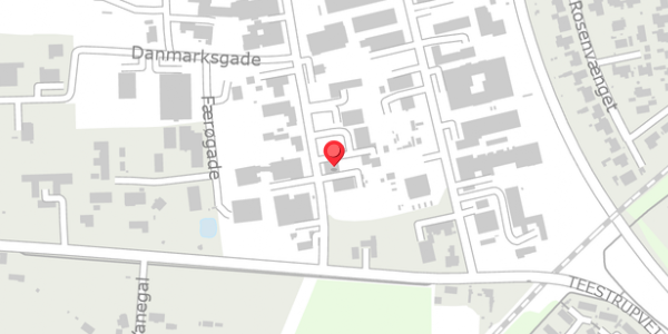 Trafikstøjkort på Islandsgade 27, . , 4690 Haslev