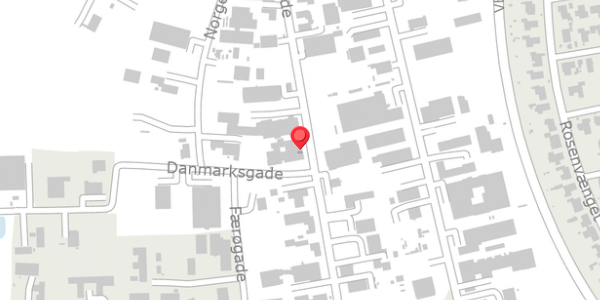 Trafikstøjkort på Islandsgade 28A, . , 4690 Haslev
