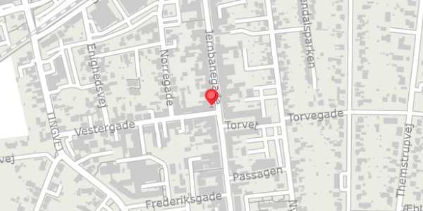 Trafikstøjkort på Jernbanegade 36, . , 4690 Haslev