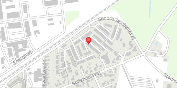 Trafikstøjkort på Karolinelunden 34, . , 4690 Haslev