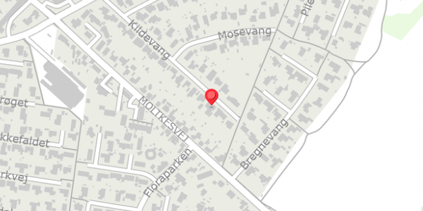 Trafikstøjkort på Kildevang 30, 4690 Haslev